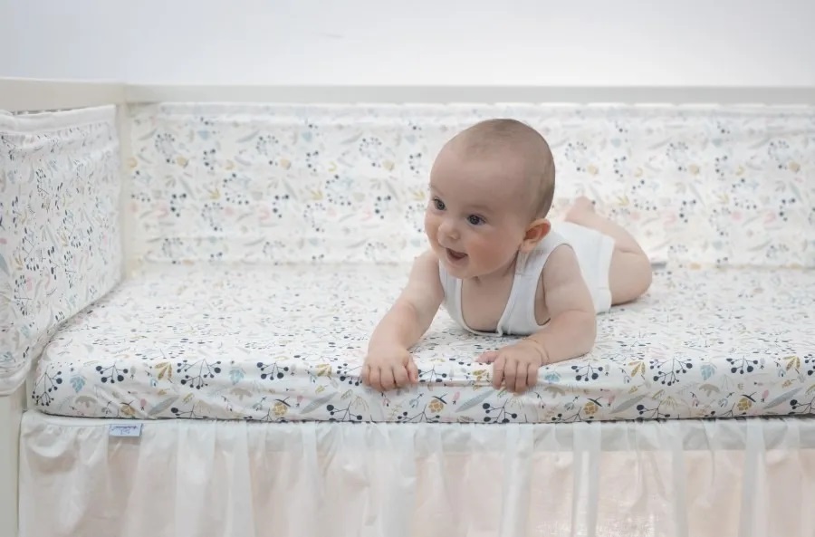 BabyMatex Prześcieradło z Gumką Łąka 120x60